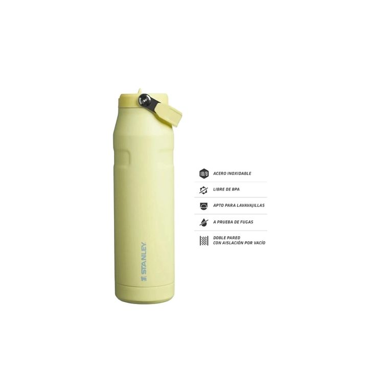 Botella Stanley 1.1L Flip Straw - Pomelo Iceflow Bottle
