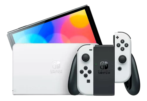 Consola Portatil Nintendo Switch Oled 64GB - Blanco