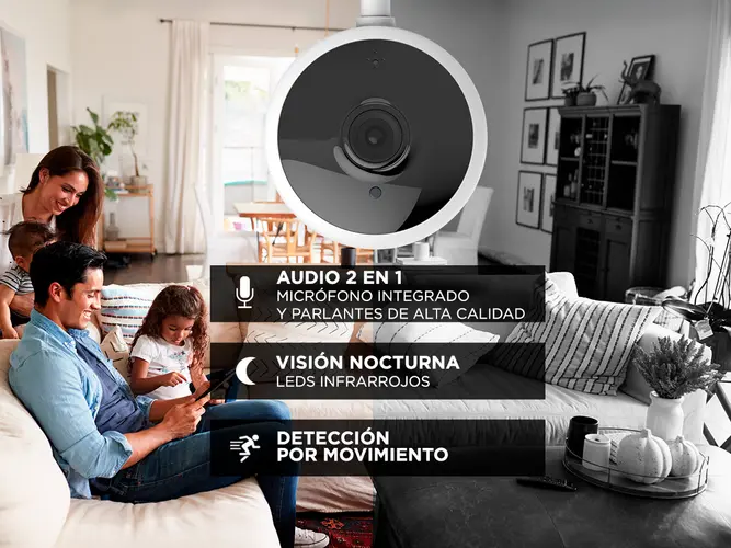 Camara de Seguridad Gadnic IP P2P Wifi - Blanco P2P00002
