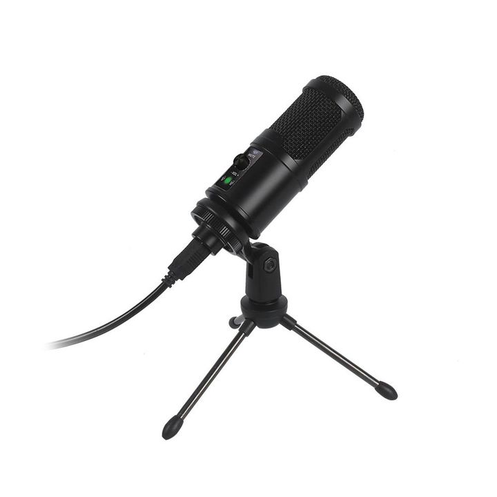 Microfono Nisuta USB Condensador - Negro NSMICG4