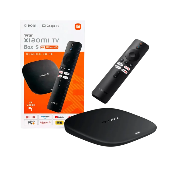 TV BOX Xiaomi MI BOX S 3RA GEN 4K Ultra HD - Negro