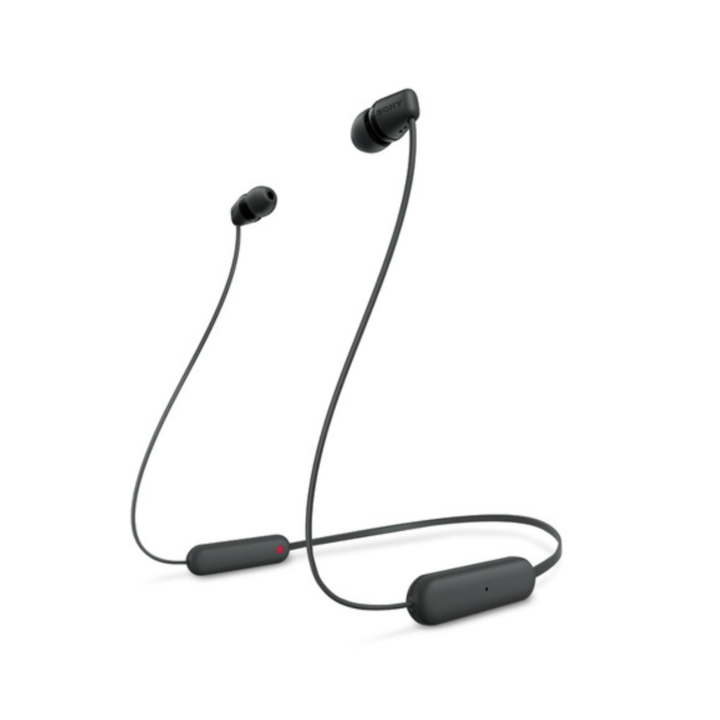 Auriculares Sony WI-C100 BT para Apple - Negro