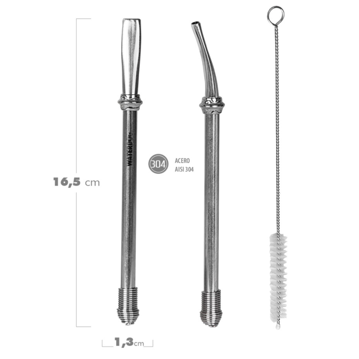 Bombilla Waterdog con Escobilla - Acero BULB01