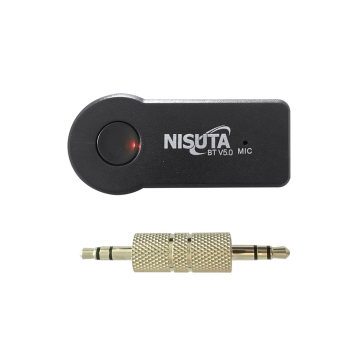 Conversor Nisuta Audio 3.5MM a Bluetooth - Negro Nscostbl