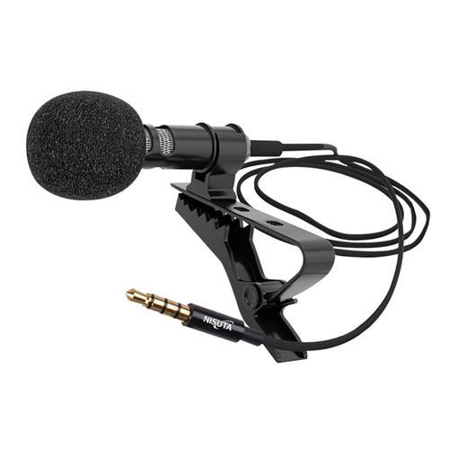 Microfono Nisuta Corbatero 3.5MM - Negro NSMIC260C