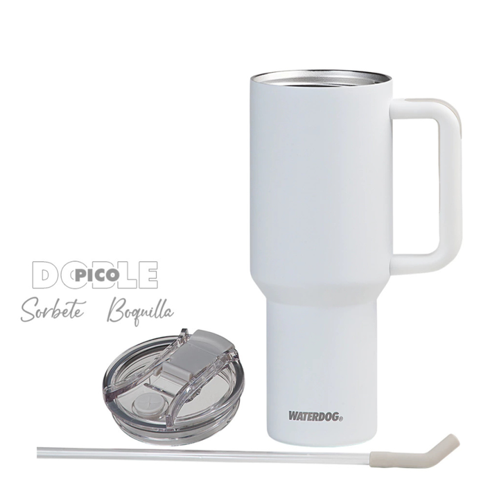 Vaso Termico Waterdog 1200CC - Blanco COLD1200WH