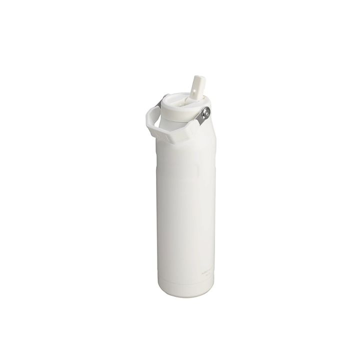 Botella Stanley 1.1L Flip Straw - Blanco Iceflow Bottle