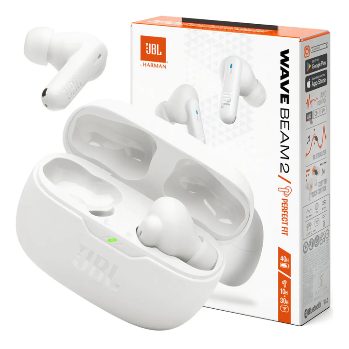 Auriculares JBL Wave Beam 2 - Blanco