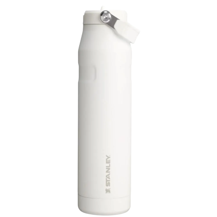 Botella Stanley 1.1L Flip Straw - Blanco Iceflow Bottle