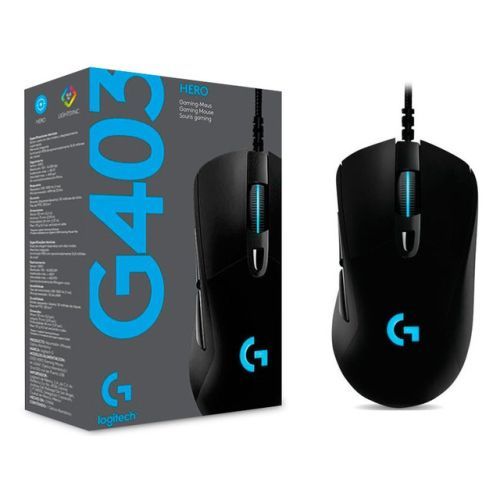 Mouse Logitech Hero Gaming G403 - Negro