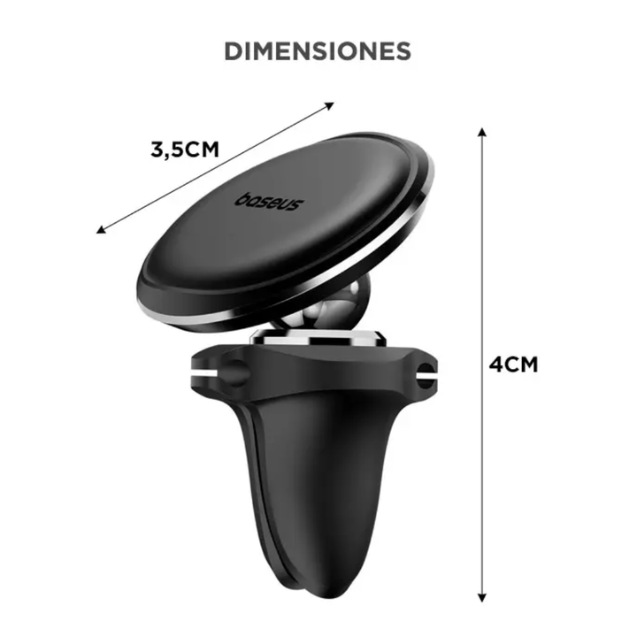 Soporte Magnético Baseus para Auto - Negro