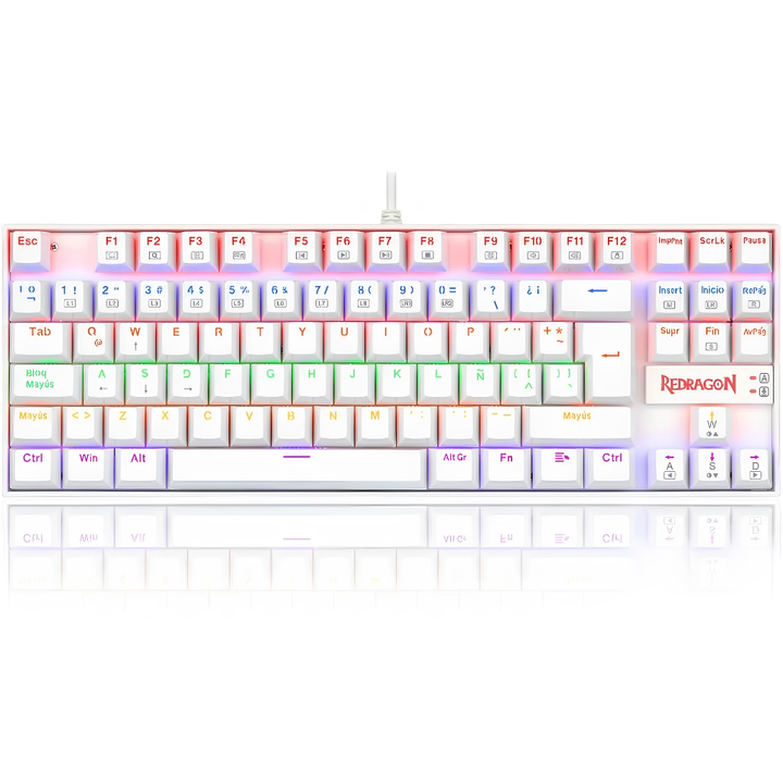 Teclado Redragon - Blanco K552W-KR-SP