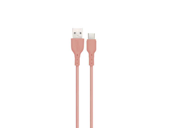 Cable Nisuta USB a USB C 1M - Rosa OSCAUSC12