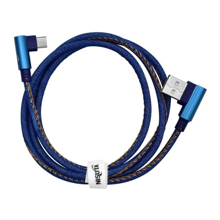 Cable Nisuta USB a Tipo C - Celeste NSCAUSC1J