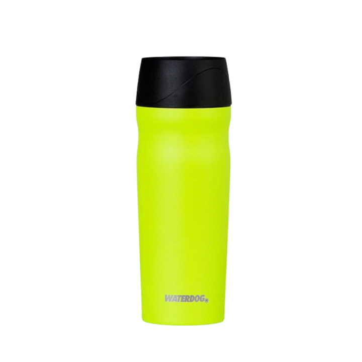 Vaso Waterdog 450CC con Tapa Plastica - Verde Lima BOSSA450GY