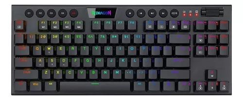 Teclado Redragon con Cable TKL - Negro K621 RGB