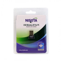 Conversor Nisuta USB a Bluetooth para PC - Negro NSCOUSBL2