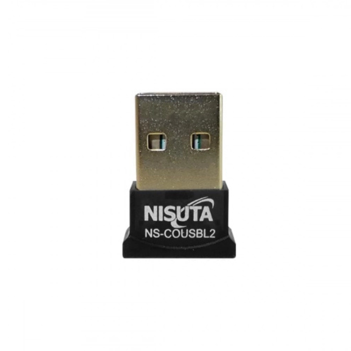 Conversor Nisuta USB a Bluetooth para PC - Negro NSCOUSBL2