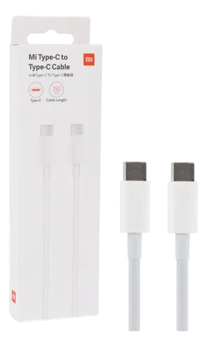 Cable Xiaomi MI USB Type C a Type C 150 CM - Blanco