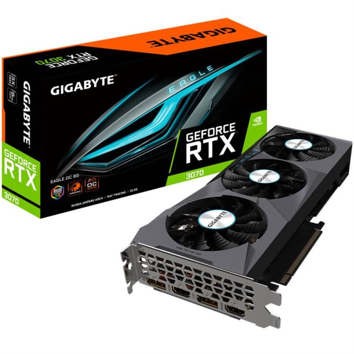 Placa de Video Gabyte Nvidia Geforce RTX 3070 OC 8GB GDDR6