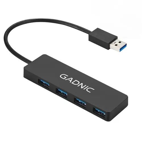 Adaptador Gadnic HUB 4 Puertos USB - Negro ADAP0013
