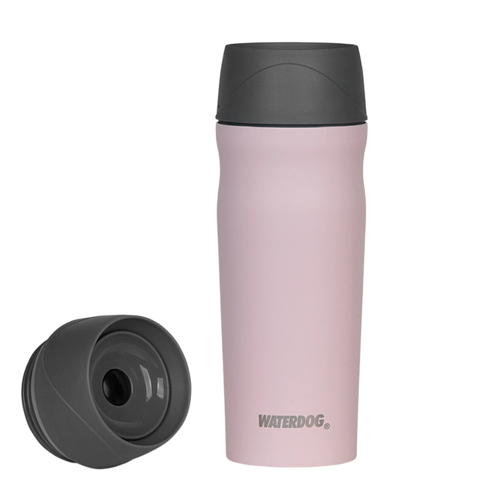 Vaso Waterdog 450CC con Tapa Plastica - Rosa BOSSA450PK