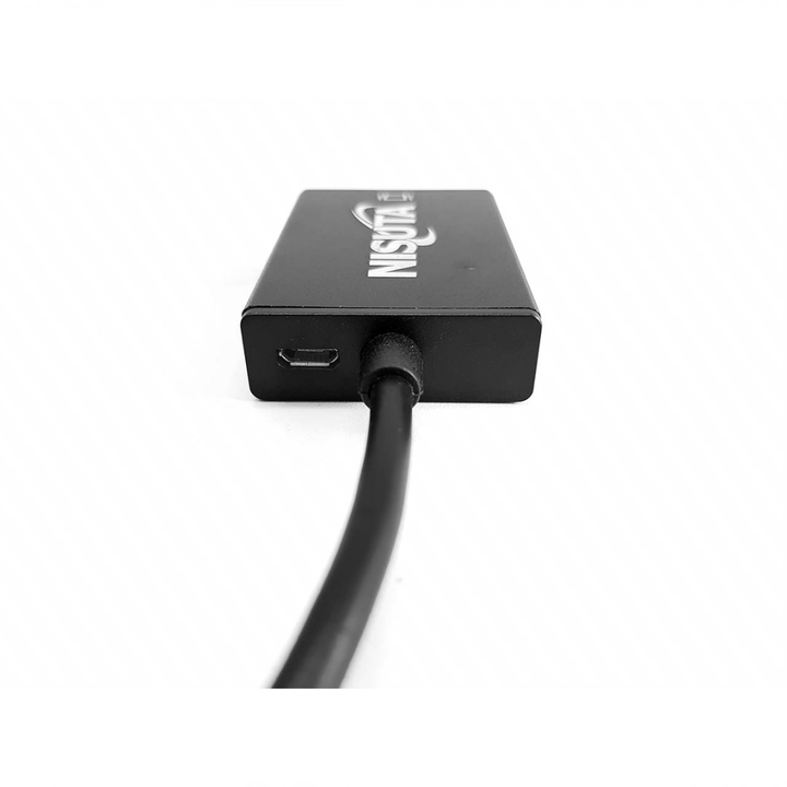 Conversor Nisuta VGA a Hdmi - Negro NSCOVGHD4