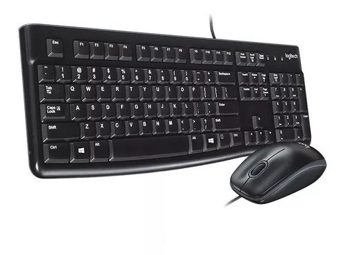Teclado + Mouse Logitech MK120 - Negro