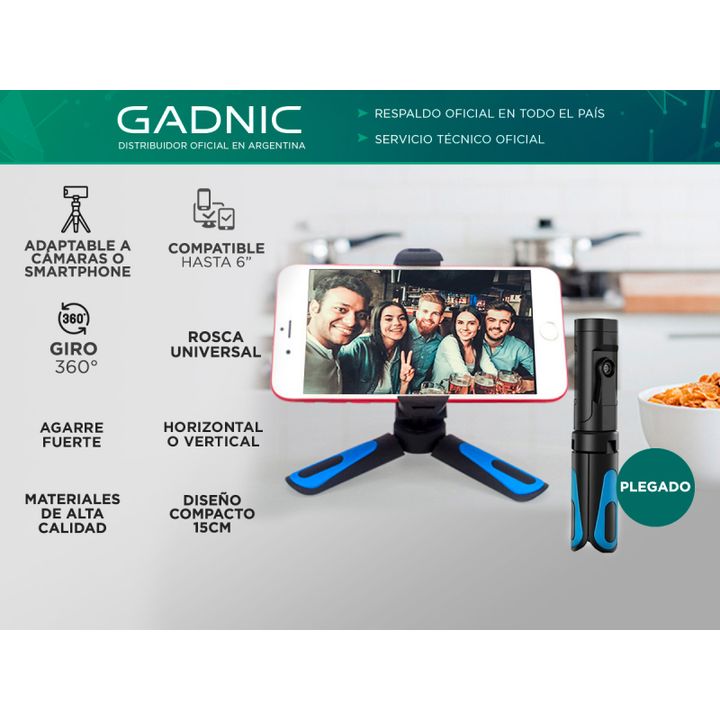Tripode Gadnic Chico para Celular - Negro TRIPODE19