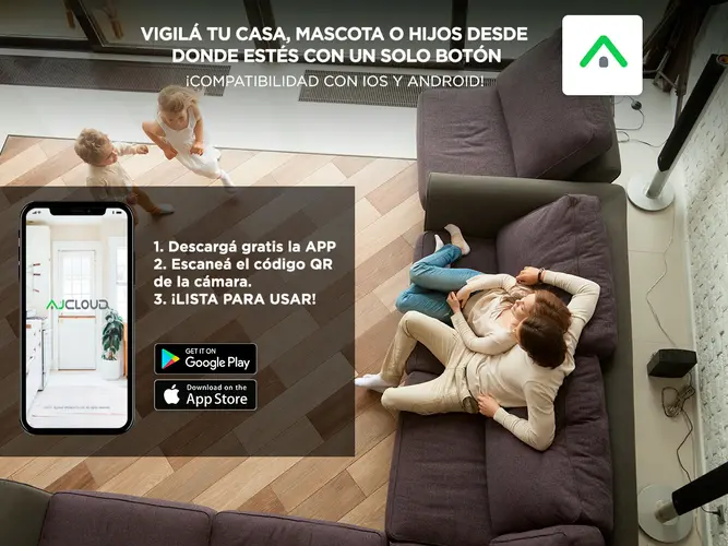 Camara de Seguridad Gadnic IP P2P Wifi - Blanco P2P00002